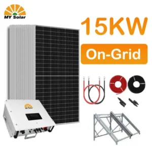 نظام الطاقة الشمسية المتصل بالشبكة مع أسعار الألواح الشمسية 15kw - ماي سولار